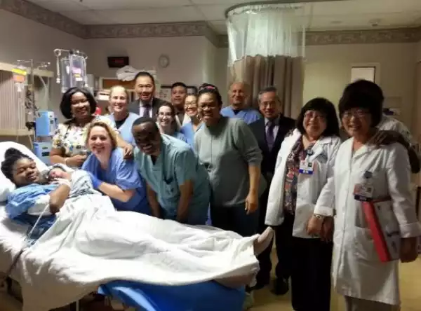 Nigerian Doctor Who Survived Ebola Welcomes Baby In USA (Photo)